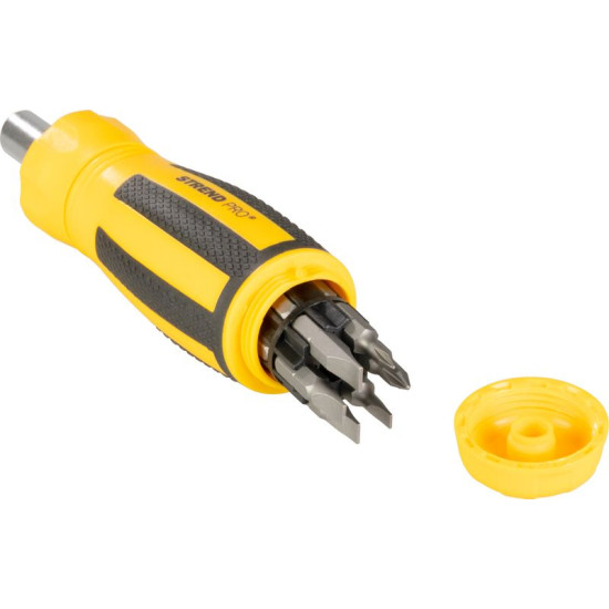 Uzgaļu komplekts ar skrūvgriezi 12in1 Strend Pro, uzgaļi (25mm)