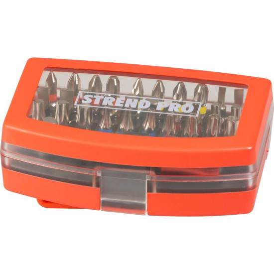 Uzgaļu komplekts 32gb Strend Pro, ar magnētisko turētāju, uzgaļi (25mm), S2
