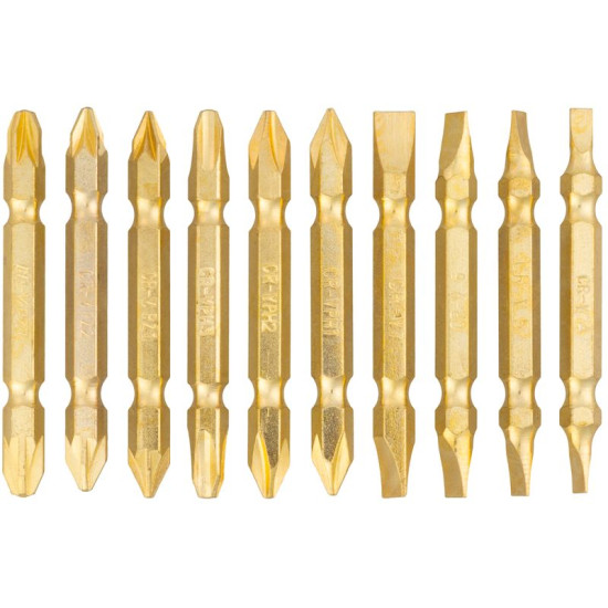 Uzgaļu komplekts 10gab Strend Pro, uzgaļi 65mm, CrV, Goldenfish