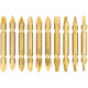 Uzgaļu komplekts 10gab Strend Pro, uzgaļi 65mm, CrV, Goldenfish