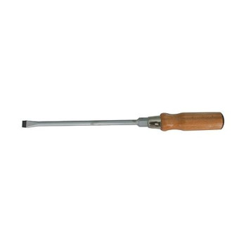 Flat screwdriver Format 6260-0120, Cr-V, wooden handle