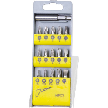 Набор бит 16 шт. Strend рro, T10-T40,