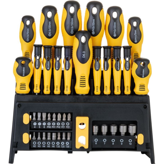 Набор отверток и бит Strend Pro SDB139, 39 пр., Torx+ flat + PH