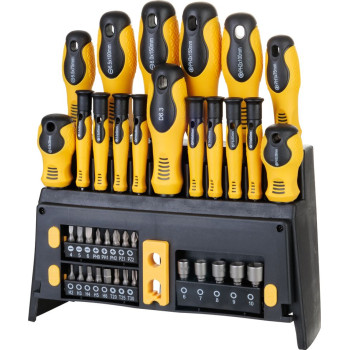 Набор отверток и бит Strend Pro SDB139, 39 пр., Torx+ flat + PH