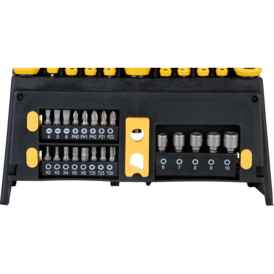 Набор отверток и бит Strend Pro SDB139, 39 пр., Torx+ flat + PH