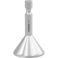 Strend Pro milling cutter, 6-20 mm, 1/4", 25.5x50.4 mm, faceted, for chamfering the edges of screws, deburrer