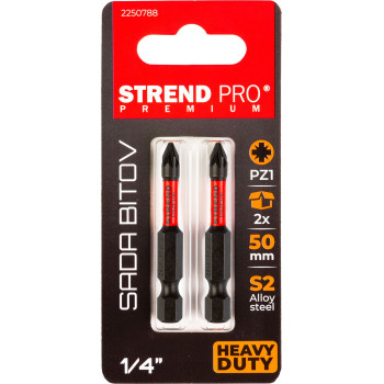 Bit Strend Pro Premium Pozidriv, PZ 1, pack of 2