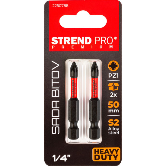 Bit Strend Pro Premium Pozidriv, PZ 1, pack of 2