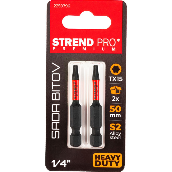 Bit Strend Pro Premium Torx, T15,  2 pcs