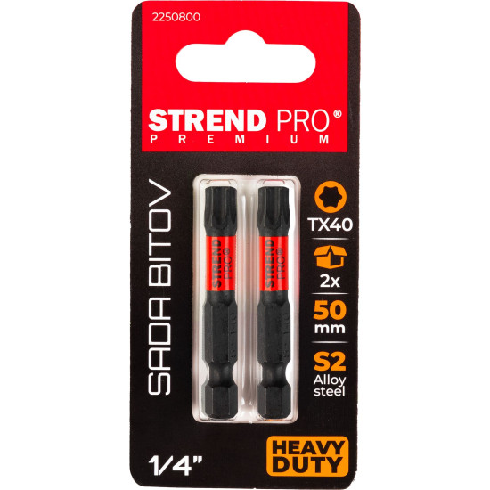 Bit Strend Pro Premium Torx, T40,  2 pcs