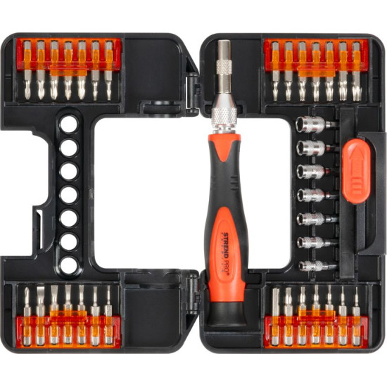 Набор отверток Strend Pro Premium, 37 пр, TX + SL + PH