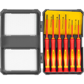 Набор отверток SET PREND PRO, VDE 6 шт, SL + PH, Electrician '