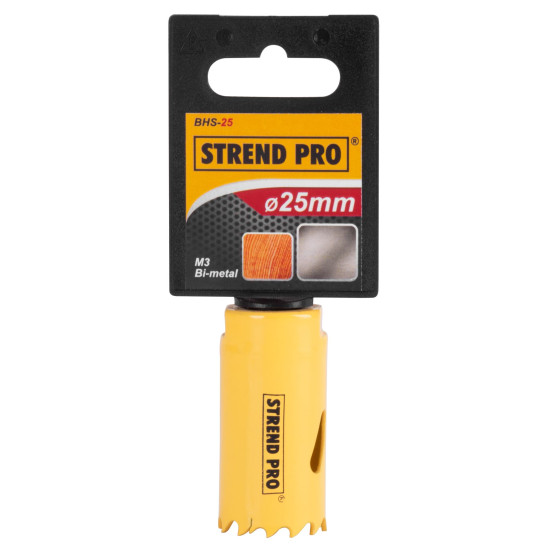 Holesaw Strend Pro BHS44, 25mm, M3 Bi-metāls