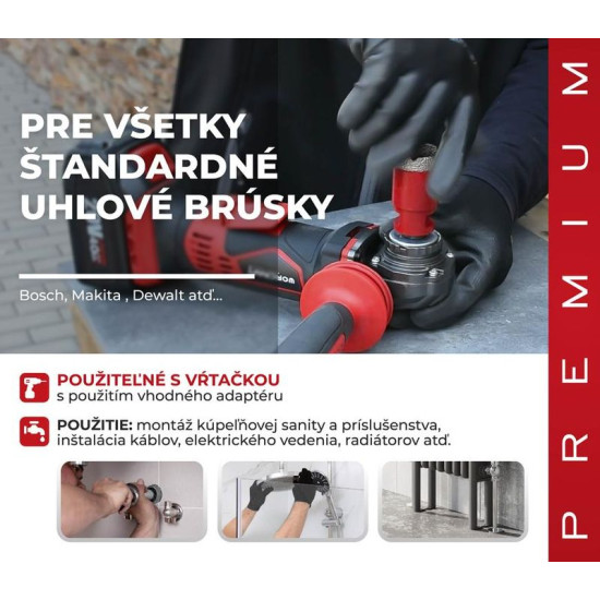 Riņķzāģis ar dimanta apmali Strend Pro Premium DCB11, 035 mm, M14, profesionāls Riņķzāģis ar dimanta apmali Strend Pro Premium DCB11, 035 mm, M14, profesionāls