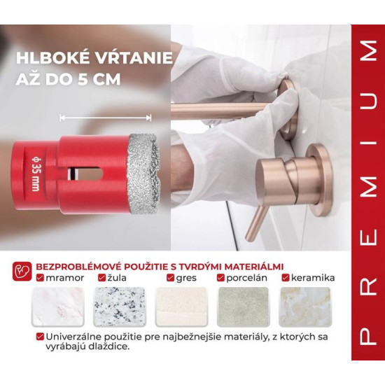 Riņķzāģis ar dimanta apmali Strend Pro Premium DCB11, 035 mm, M14, profesionāls Riņķzāģis ar dimanta apmali Strend Pro Premium DCB11, 035 mm, M14, profesionāls