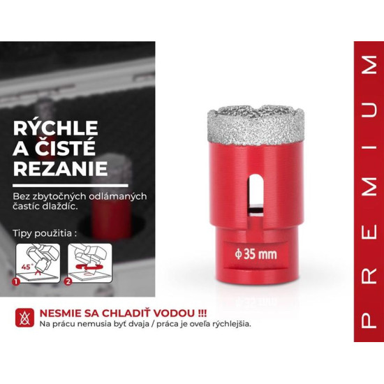Riņķzāģis ar dimanta apmali Strend Pro Premium DCB11, 035 mm, M14, profesionāls Riņķzāģis ar dimanta apmali Strend Pro Premium DCB11, 035 mm, M14, profesionāls