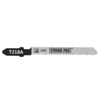 Пилка лобзика Strend Pro T218A 77 мм, 21z, по металлу, упак. 5 шт.