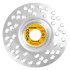 Strend Pro disks, 125 mm, slīpēšanas disks kokam, ar caurumiem, leņķa slīpmašīnai