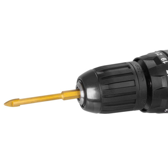 Dry diamond drill set Strend Pro Premium, 6-8-10-12 mm, HEX, 6 mm, glass drill bit, diamond core hol