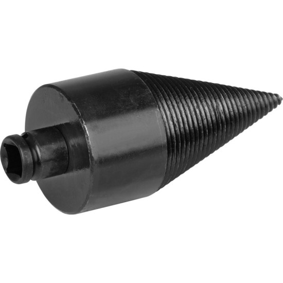 Strend Pro mandrel, splitting wedge, cone, 60 mm, 3x adapter, for wood