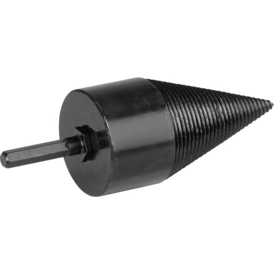 Strend Pro mandrel, splitting wedge, cone, 60 mm, 3x adapter, for wood