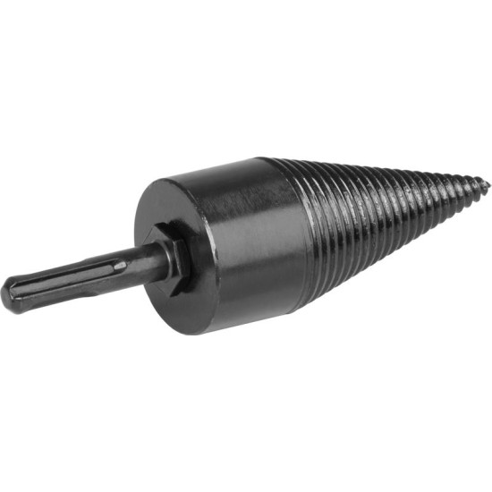 Strend Pro mandrel, splitting wedge, cone, 42 mm, HEX 1/2" and SDS+ adapters, for wood
