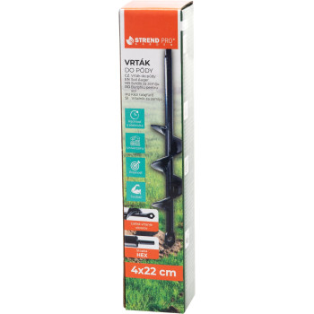 Strend Pro бур земляной 4x22 см Strend Pro бур земляной 4x22 см