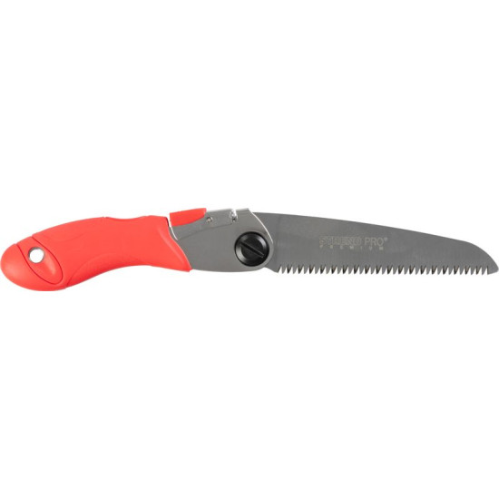 Rokas zāģis Strend Pro Premium, 130 mm, salokāms, sarkans Rokas zāģis Strend Pro Premium, 130 mm, salokāms, sarkans