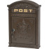 Mailbox Edgar, 315x95x445 mm, brown