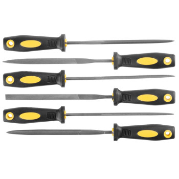 Набор напильников Strend рro, 6 шт., 150 мм