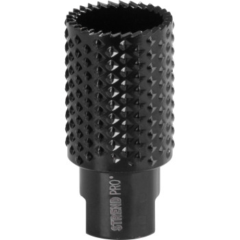 Рашпиль для профилирования дерева Strend Pro RSP40, 30мм, для УШМ, черный, цилиндрический