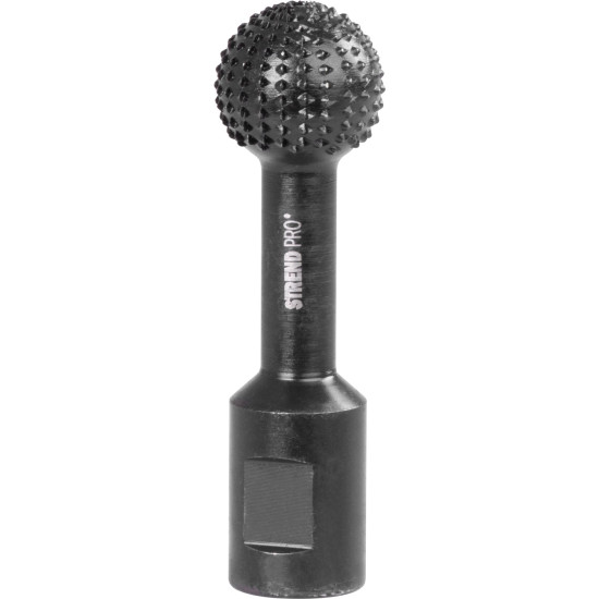 Rasp Strend Pro RSP41, for wood, 30 mm, for angle grinder, spherical, black Rasp Strend Pro RSP41, for wood, 30 mm, for angle grinder, spherical, black