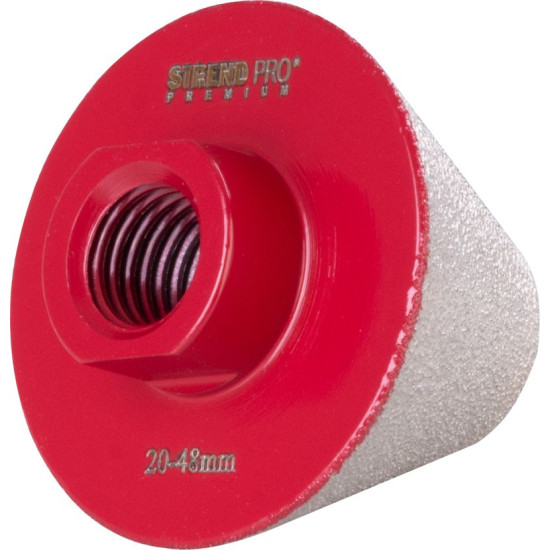 Коронка алмазная Strend Pro Premium DCB14, 20-48 мм, M14, конус