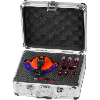 Strend Pro Premium Dimanta kroņurbju komplekts, 6-8-10-12 mm, 1/4" Hex, ar urbšanas veidni