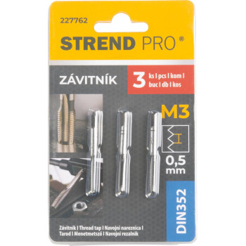 Tap Strend Pro, M3, 0.5 mm, DIN352, pack. 3 pcs