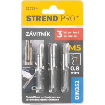 Tap Strend Pro, M5, 0.8 mm, DIN352, pack. 3 pcs