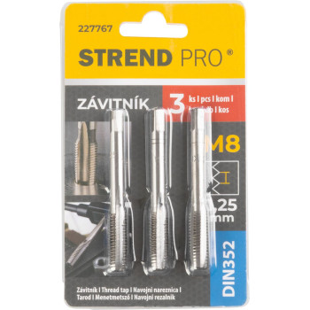 Tap Strend Pro, M8, 1.25 mm, DIN352, Pack 3 pcs