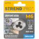 Strend Pro die, threaded, M6x1 mm, metric thread diameter 25 mm, DIN223B