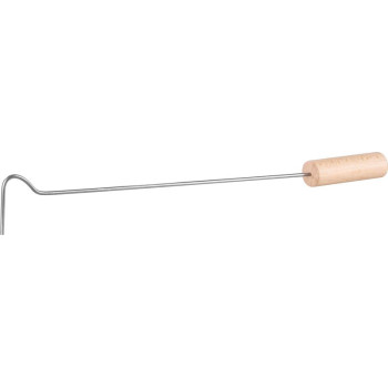 Кочерга для печи с деревянной ручкой, для барбекю, для гриля, для угля, 545х400 мм