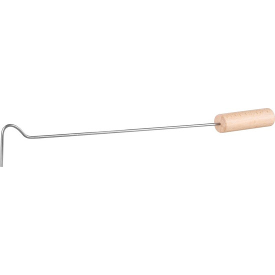 Кочерга для печи с деревянной ручкой, для барбекю, для гриля, для угля, 545х400 мм