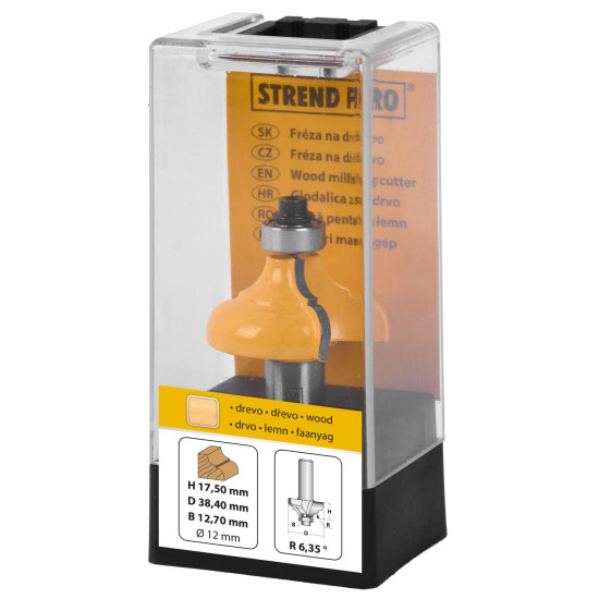 Frēze kokam Strend Pro YC2404, D38,40 H17,50 R6.35 B12,70 S12 mm