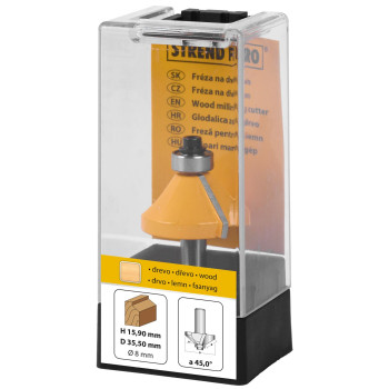 Фреза по дереву Strend Pro YC0601, D 26,60 H9,52 S06 мм 45°
