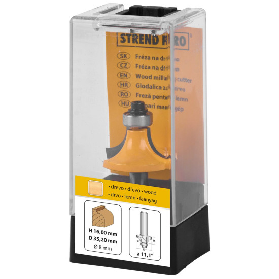 Фреза по дереву Strend Pro YC2207, D35,20 H16 R11,1 S08 мм