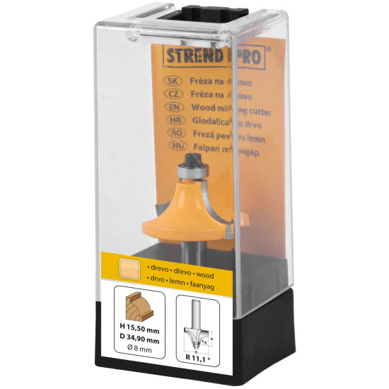 Фреза по дереву Strend Pro YC2301, D19 H6,5 R3,17 S06 мм