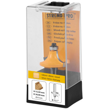 Frēze kokam Strend Pro YC2307-12 D34,9 H15,5 R11,1 S12 mm