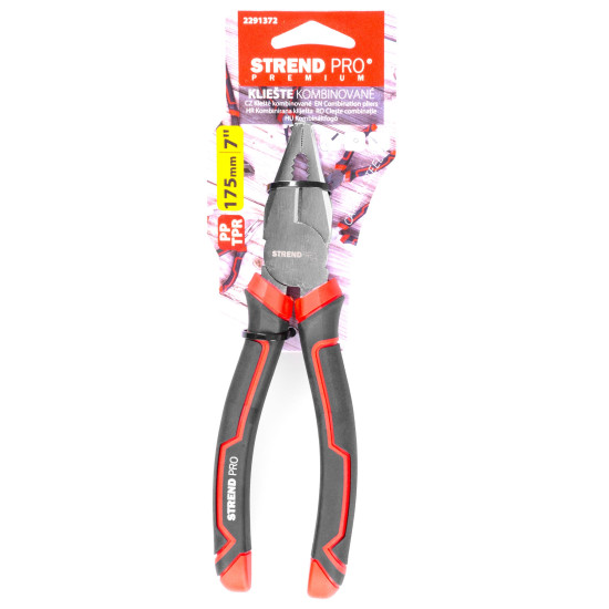 Клещи Strend Pro Premium ComfortGrip DL410, 180 мм, комбинированные