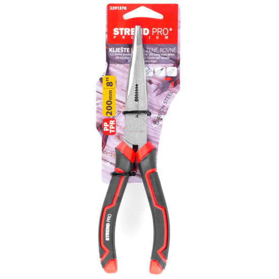 Клещи Strend Pro Premium ComfortGrip DL412, 200 мм, с длинными губками