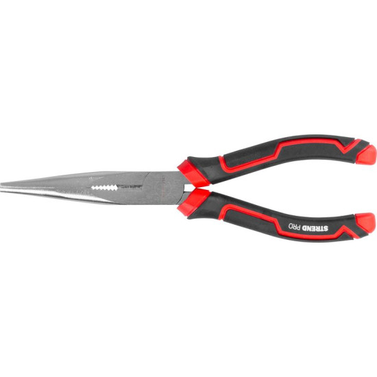 Клещи Strend Pro Premium ComfortGrip DL412, 200 мм, с длинными губками