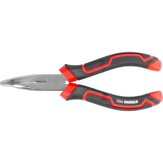 Клещи Strend Pro Premium ComfortGrip DL413, 160 мм, с загнутым кончиком