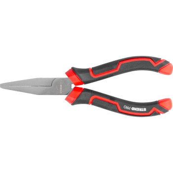 Клещи Strend Pro Premium ComfortGrip DL414, 160 мм, с плоским носиком